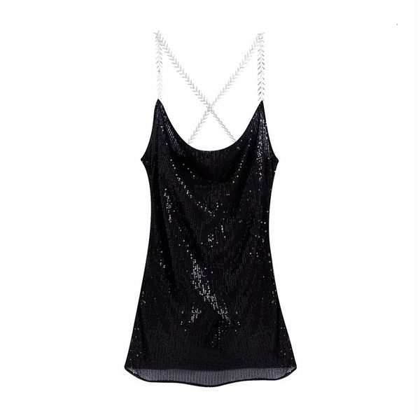 casual dresses lady shinny sequined za autumn black high waist mini women stylish jewellery spaghetti strap party dress 25g0, Black;gray
casual dresses lady shinny sequined za autumn black high waist mini women stylish jewellery spaghetti strap party dress 25g0, Black;gray