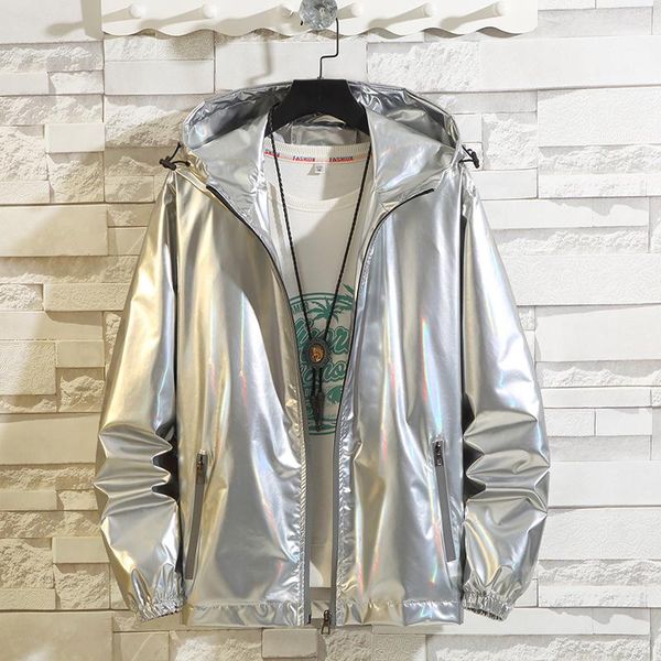 men's jackets spring autumn men jacket black silver casul streetwear male hooded coats dazzle reflection sports outwear s-5xl, Black;brown
men's jackets spring autumn men jacket black silver casul streetwear male hooded coats dazzle reflection sports outwear s-5xl, Black;brown