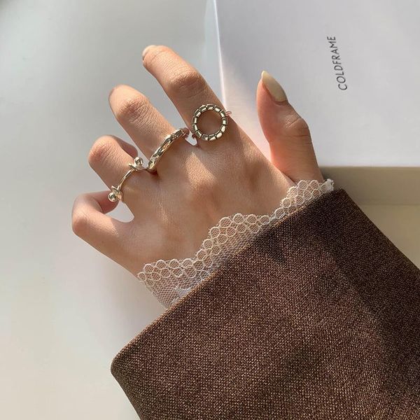 silvology 925 sterling silver openwork geometry rings simple elegant stylish japan korea design for women festival jewelry cluster, Golden;silver
silvology 925 sterling silver openwork geometry rings simple elegant stylish japan korea design for women festival jewelry cluster, Golden;silver