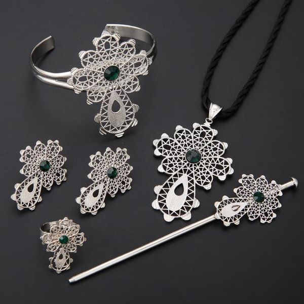 earrings & necklace bright silver ethiopian eritrea habesha rope jewelry plated african wedding bride set
earrings & necklace bright silver ethiopian eritrea habesha rope jewelry plated african wedding bride set