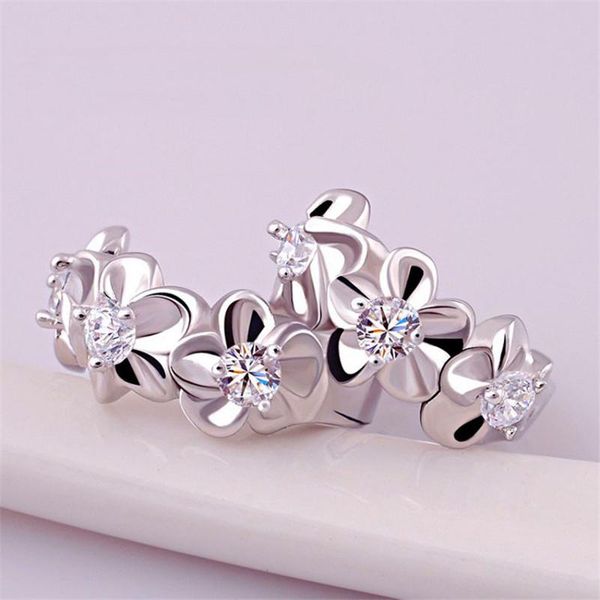hoop & huggie fashion bridal flower wedding earrings dainty female white purple crystal vintage silver color for women, Golden;silver
hoop & huggie fashion bridal flower wedding earrings dainty female white purple crystal vintage silver color for women, Golden;silver