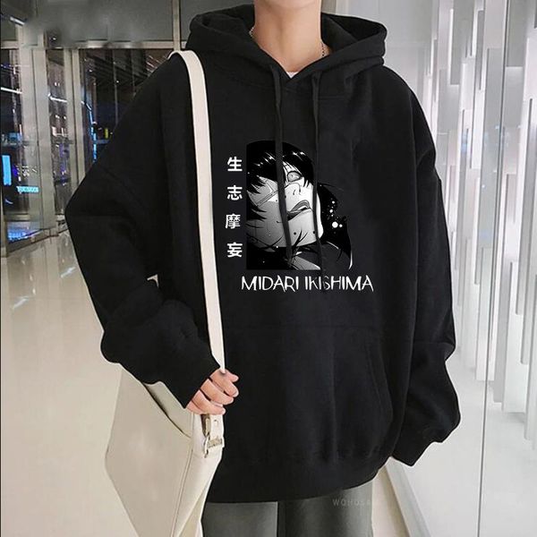 men's hoodies & sweatshirts ikishima midari harajuku cartoon kakegurui men/women winter keep warm oversized hooded pullovers, Black
men's hoodies & sweatshirts ikishima midari harajuku cartoon kakegurui men/women winter keep warm oversized hooded pullovers, Black