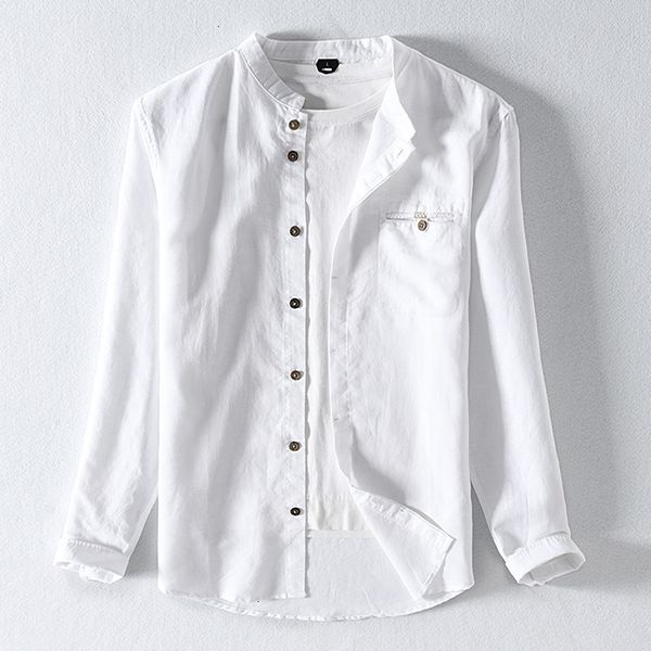 men's t-shirts autumn short-sleeved linen brand stand collar white shirts for men casual solid shirt mens chemise dz66, White;black
men's t-shirts autumn short-sleeved linen brand stand collar white shirts for men casual solid shirt mens chemise dz66, White;black