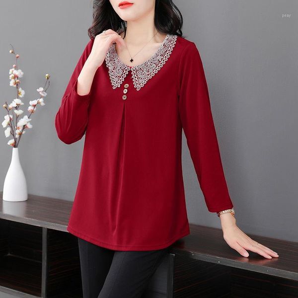 women's t-shirt summer large long sleeve female fat mother loose cover belly show thin medium length, White
women's t-shirt summer large long sleeve female fat mother loose cover belly show thin medium length, White
