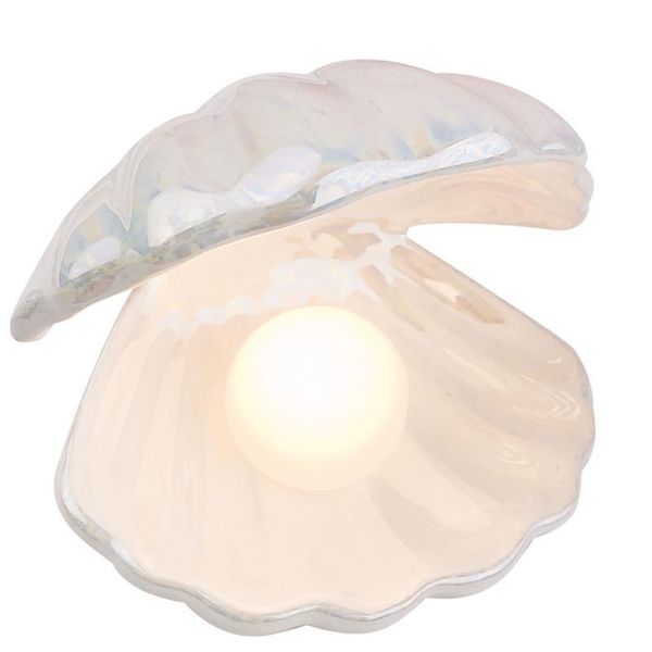 decorative objects & figurines shell pearl design night light ceramics deskornament bedside lamp home decor for bedroom (white)
decorative objects & figurines shell pearl design night light ceramics deskornament bedside lamp home decor for bedroom (white)