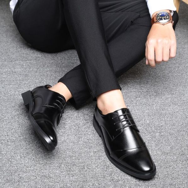 2022 men shoes suits business-dress oxfords classic mazefeng men's fashion lace-up, Black
2022 men shoes suits business-dress oxfords classic mazefeng men's fashion lace-up, Black