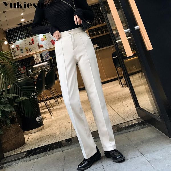 women's pants & capris ol office 2021 winter wool straight female high waist wide leg for women trousers woman plus size, Black;white
women's pants & capris ol office 2021 winter wool straight female high waist wide leg for women trousers woman plus size, Black;white