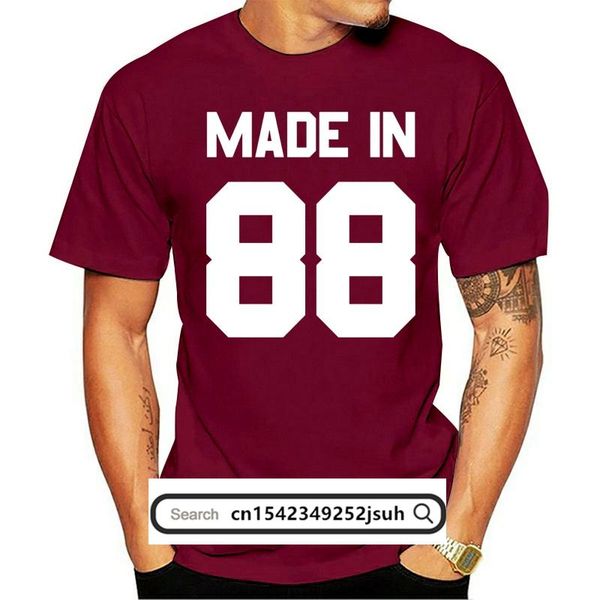 men's t-shirts made in '88 - mens t-shirt 13 colours 28th birthday present gift -1988 print t shirt short sleeve tshirt, White;black
men's t-shirts made in '88 - mens t-shirt 13 colours 28th birthday present gift -1988 print t shirt short sleeve tshirt, White;black