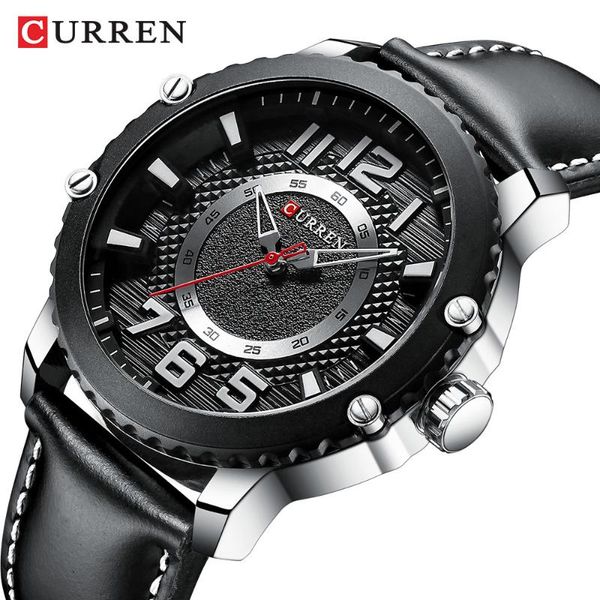 wristwatches curren men watches fashion casual leather strap quartz wristwatch waterproof military clock relogio masculino, Slivery;brown
wristwatches curren men watches fashion casual leather strap quartz wristwatch waterproof military clock relogio masculino, Slivery;brown