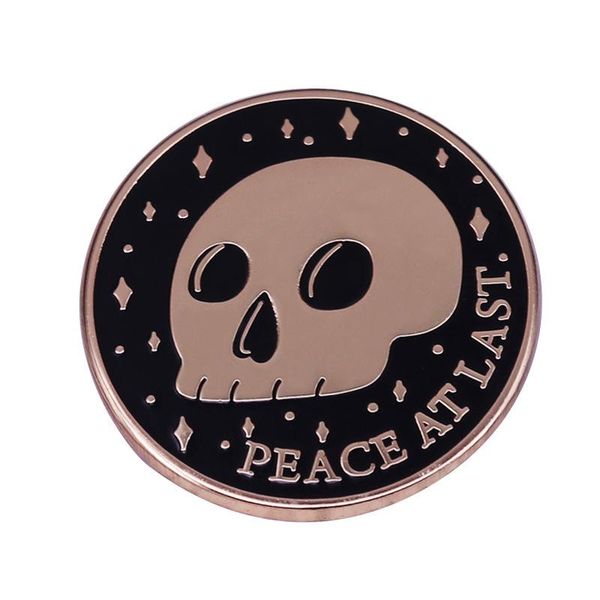 pins, brooches wholesale peace at last hard enamel pins fashion skull metal badge inspiration unique gift women's accessories 2021, Gray
pins, brooches wholesale peace at last hard enamel pins fashion skull metal badge inspiration unique gift women's accessories 2021, Gray