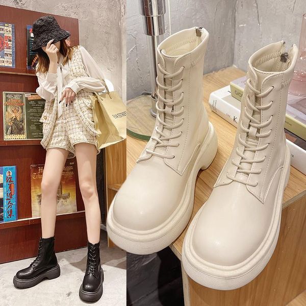boots 2021 autumn beige black leather women platform shoes female gothic short booties lace up winter warm ankle
boots 2021 autumn beige black leather women platform shoes female gothic short booties lace up winter warm ankle