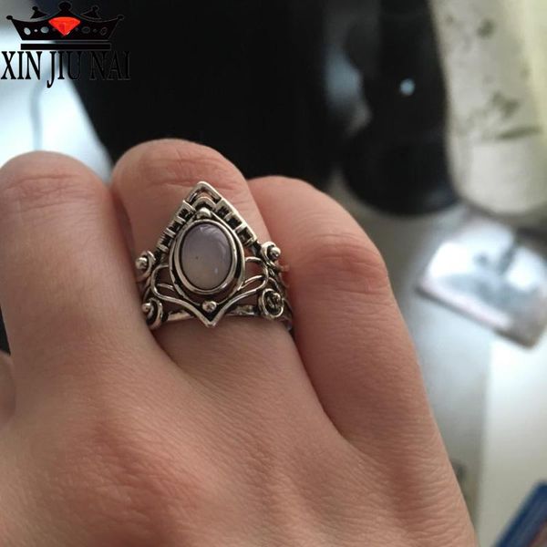 cluster rings thai silver retro gothic moonstone women european fashion punk style wedding engagement jewelry anillos, Golden;silver
cluster rings thai silver retro gothic moonstone women european fashion punk style wedding engagement jewelry anillos, Golden;silver