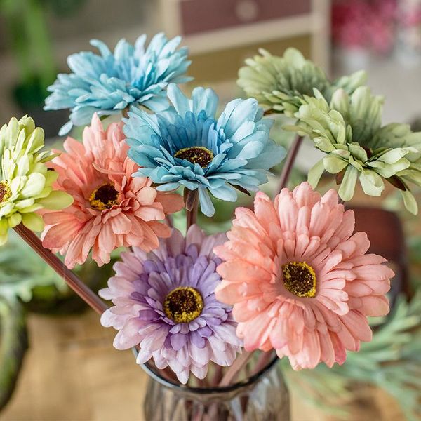 decorative flowers & wreaths artificial gerbera 60cm silk for wedding party decoration single stem fake chrysanthemum home decor
decorative flowers & wreaths artificial gerbera 60cm silk for wedding party decoration single stem fake chrysanthemum home decor