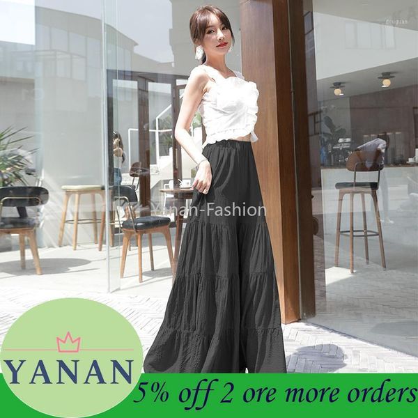 women's pants & capris yanan loose for women slacks summer elastic waist casual korean style pleated pant, Black;white
women's pants & capris yanan loose for women slacks summer elastic waist casual korean style pleated pant, Black;white
