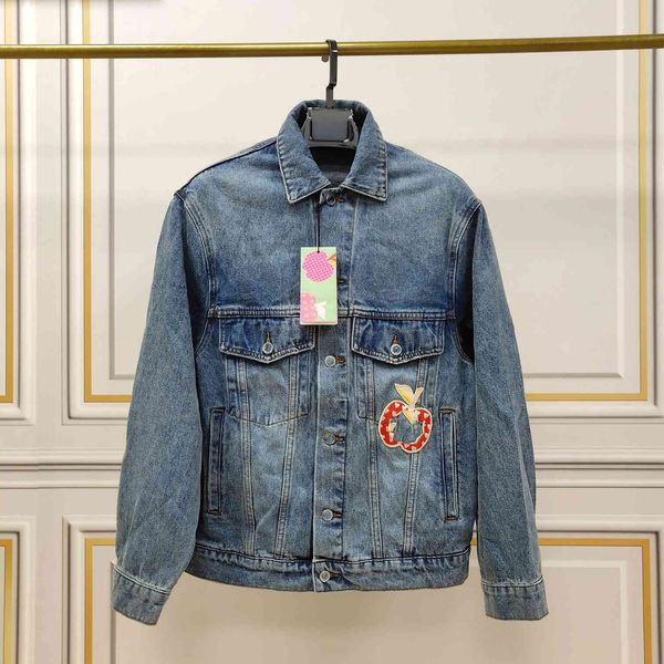 2021 autumn new big apple denim jacket loose cotton light blue trend nostalgic men and women alike, Black
2021 autumn new big apple denim jacket loose cotton light blue trend nostalgic men and women alike, Black