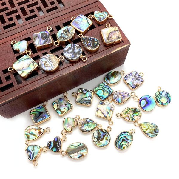 charms natural abalone shell pendant necklace is used in jewelry making diy ladies bracelet earrings accessories charm, Bronze;silver
charms natural abalone shell pendant necklace is used in jewelry making diy ladies bracelet earrings accessories charm, Bronze;silver