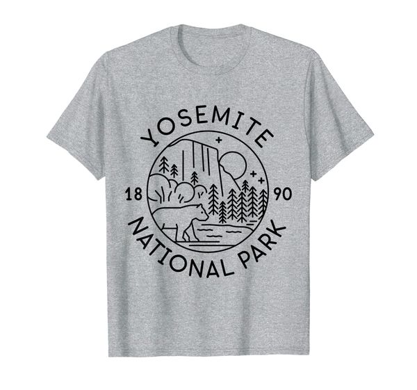 yosemite national park 1890 california t-shirt, White;black
yosemite national park 1890 california t-shirt, White;black