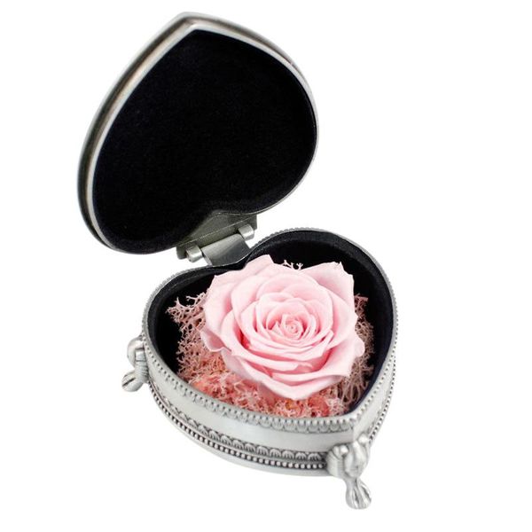 gift wrap christmas valentine's day rose heart-shaped metal jewelry box preserved flower yu-home
gift wrap christmas valentine's day rose heart-shaped metal jewelry box preserved flower yu-home