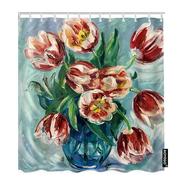 floral shower curtains oil painting pink flowers green leaves in blue vase bathroom shower curtain home bathtubs waterproof
floral shower curtains oil painting pink flowers green leaves in blue vase bathroom shower curtain home bathtubs waterproof