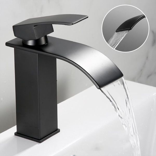 bathroom sink faucets basin faucet black stainless steel waterfall cold water mixer tap deck mounted taps
bathroom sink faucets basin faucet black stainless steel waterfall cold water mixer tap deck mounted taps