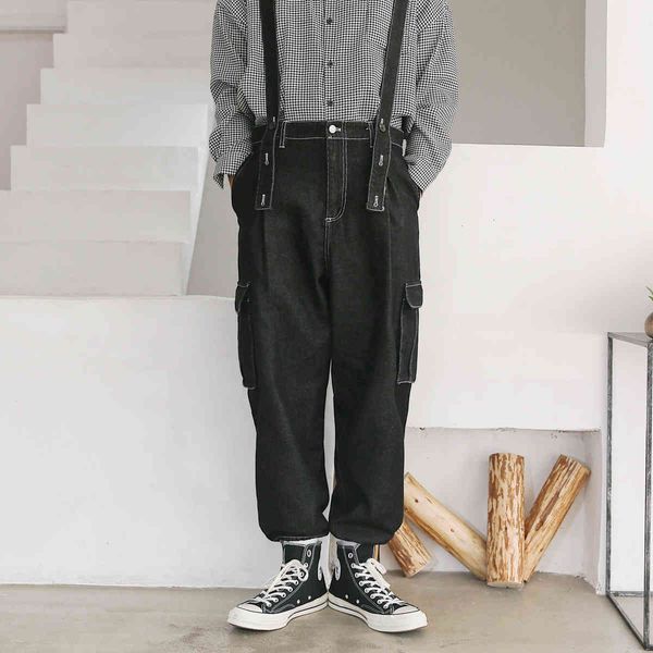 men's pants loose work trousers salopettes romper jumpsuit male overalls black/blue mens casual wash jeans plus size m-2xl dgtx
men's pants loose work trousers salopettes romper jumpsuit male overalls black/blue mens casual wash jeans plus size m-2xl dgtx