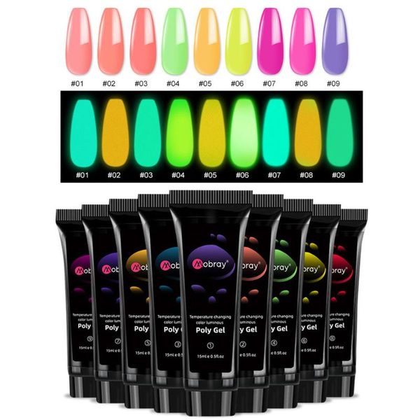 nail gel st192-15ml mobray temperature change luminous crystal extender extension glue manicure supplies gift, Red;pink
nail gel st192-15ml mobray temperature change luminous crystal extender extension glue manicure supplies gift, Red;pink