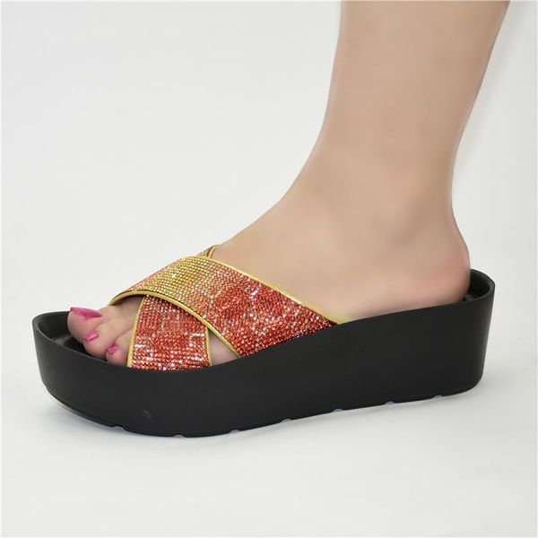 dress shoes selling italian style slingbacks african women slippers wedding decorated with rhinestone, Black
dress shoes selling italian style slingbacks african women slippers wedding decorated with rhinestone, Black