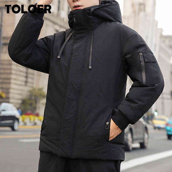 winter warm men jacket coat casual autumn stand collar thick hat white duck parka male winter down jacket men's parkas with hood y1103, Black
winter warm men jacket coat casual autumn stand collar thick hat white duck parka male winter down jacket men's parkas with hood y1103, Black