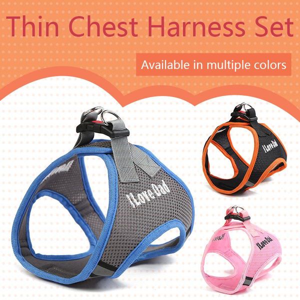 dog collars & leashes summer thin chest harness leash suit small-medium dogs explosion-proof pet outdoor travel training walking
dog collars & leashes summer thin chest harness leash suit small-medium dogs explosion-proof pet outdoor travel training walking