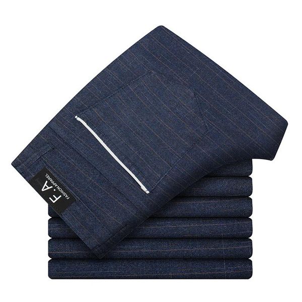men's pants autumn fashion casual slim stretch small straight striped cotton business daily trousers male black gray blue
men's pants autumn fashion casual slim stretch small straight striped cotton business daily trousers male black gray blue