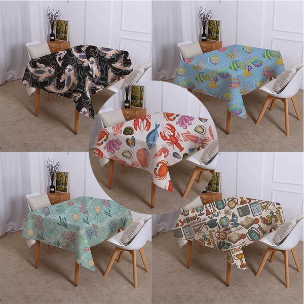 table cloth ocean wind underwater world fish printing waterproof linen home decoration tablecloth
table cloth ocean wind underwater world fish printing waterproof linen home decoration tablecloth