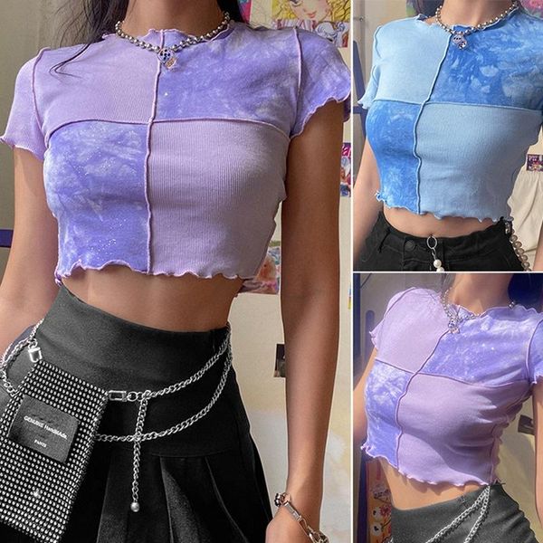 casual dresses goth dark girl tie dye with sequin patchwork women summer t-shirts ruffle hem clothes, Black;gray
casual dresses goth dark girl tie dye with sequin patchwork women summer t-shirts ruffle hem clothes, Black;gray