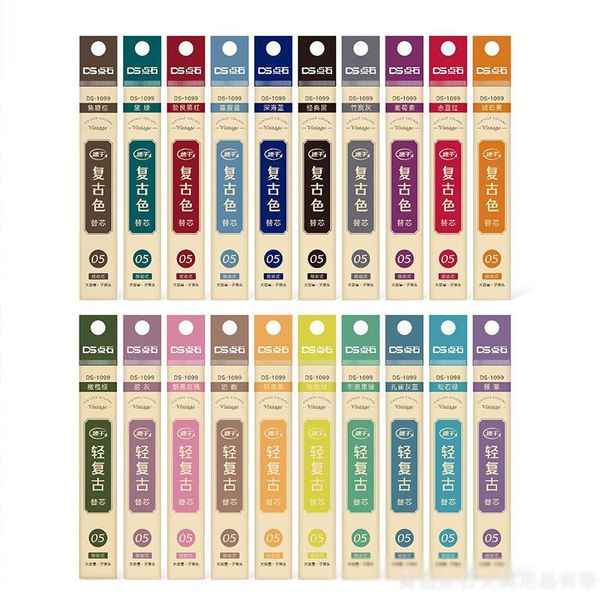 pcs/lot retro press gel pen refill 0.5mm 20 colors signature ink refills office school stationery writing supplies, Black;red
pcs/lot retro press gel pen refill 0.5mm 20 colors signature ink refills office school stationery writing supplies, Black;red