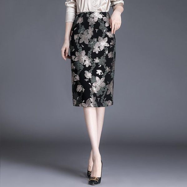 skirts women vintage print high waist slim bodycon pencil skirt spring autumn office lady elegant chic casual knee-length 1173, Black
skirts women vintage print high waist slim bodycon pencil skirt spring autumn office lady elegant chic casual knee-length 1173, Black