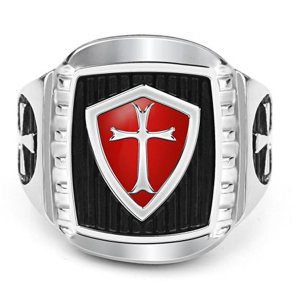 cluster rings retro red armor shield knight templar crusader cross ring medieval vintage 316l stainless steel titanium signet for men, Golden;silver
cluster rings retro red armor shield knight templar crusader cross ring medieval vintage 316l stainless steel titanium signet for men, Golden;silver