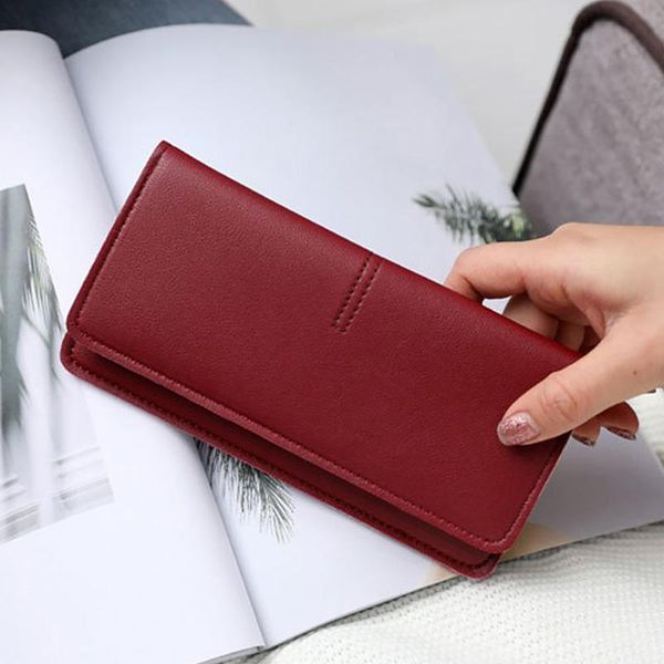 wallets money pocket to coin card holder female purses style envelope designer clutch for women long wallet ladies, Red;black
wallets money pocket to coin card holder female purses style envelope designer clutch for women long wallet ladies, Red;black