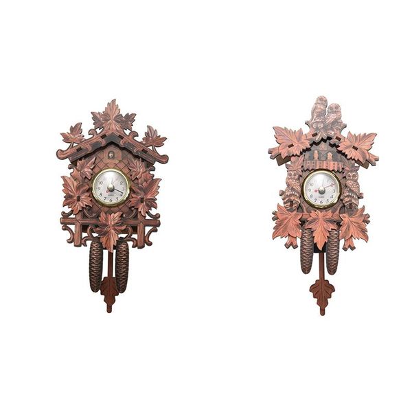 wall clocks 2 pcs bird clock hanging wood cuckoo living room pendulum craft art for house brown, no.1 & no.3
wall clocks 2 pcs bird clock hanging wood cuckoo living room pendulum craft art for house brown, no.1 & no.3