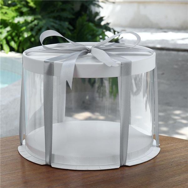gift wrap 2pcs fashion round clear cake box for 8 inch 1 tier bakery package cylindrical tube
gift wrap 2pcs fashion round clear cake box for 8 inch 1 tier bakery package cylindrical tube