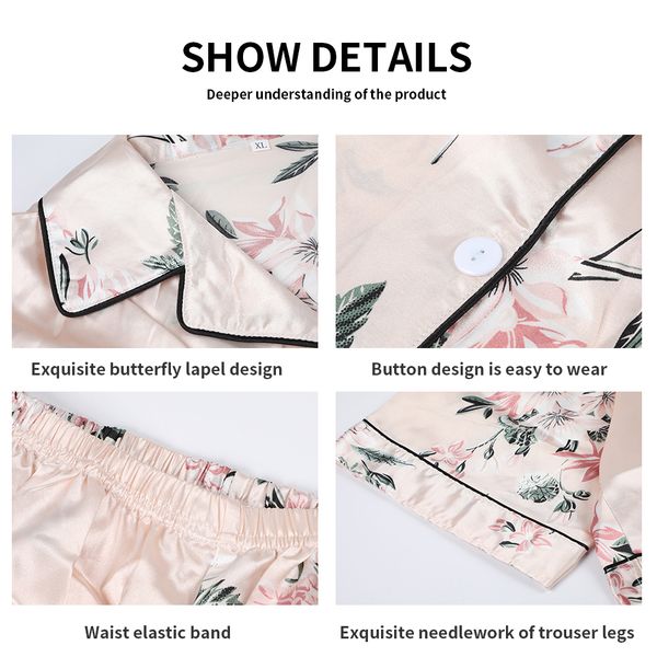 women pajamas set sleepwear winter long sleeve mujer pijamas nuisette lingerie nightwear silk satin pyjamas pjs suit 2pcs, Black;red
women pajamas set sleepwear winter long sleeve mujer pijamas nuisette lingerie nightwear silk satin pyjamas pjs suit 2pcs, Black;red