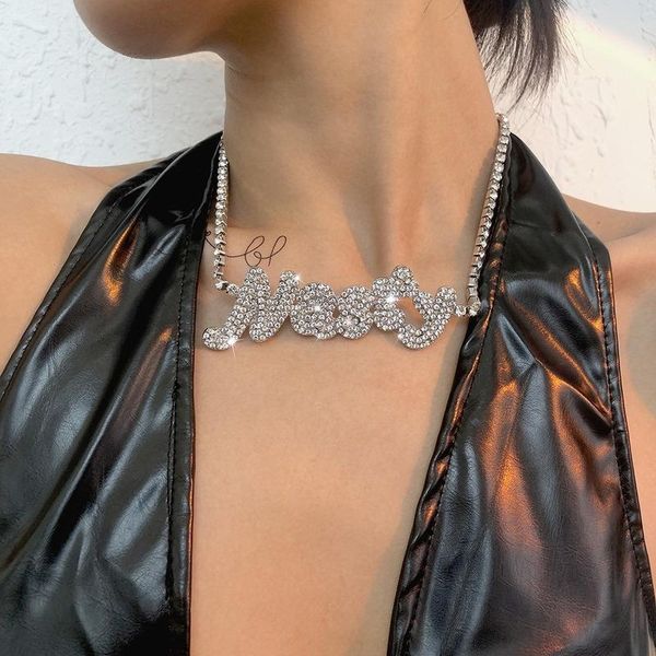 pendant necklaces 2021 personality studded with crystal letters necklace women fashion atmosphere ladies banquet party jewelry gifts, Silver
pendant necklaces 2021 personality studded with crystal letters necklace women fashion atmosphere ladies banquet party jewelry gifts, Silver