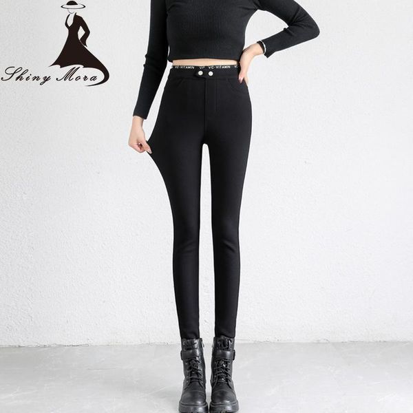 plus size casual 2021 winter thicken velvet warm trousers legging women high waist stretch pencil pants female women's & capris, Black;white 
plus size casual 2021 winter thicken velvet warm trousers legging women high waist stretch pencil pants female women's & capris, Black;white