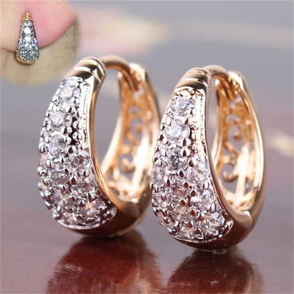 electroplating 18k gold earrings zircon women fashion jewelry hoop earringear clasp rhinestone crystal valentines day gifts 5ld m2, Golden;silver
electroplating 18k gold earrings zircon women fashion jewelry hoop earringear clasp rhinestone crystal valentines day gifts 5ld m2, Golden;silver