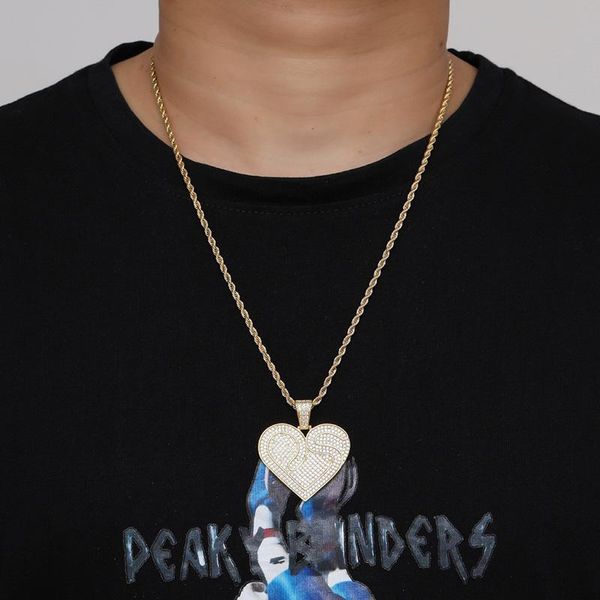 fashion charm hip hop necklace cz zircon stone paved bling iced out heart pendants necklaces for men rapper jewelry gifts pendant, Silver
fashion charm hip hop necklace cz zircon stone paved bling iced out heart pendants necklaces for men rapper jewelry gifts pendant, Silver