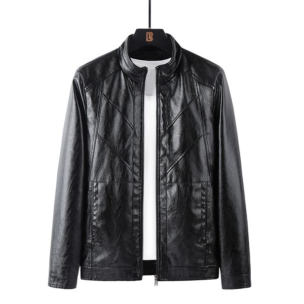 mens bomber leather jacket stand collar jackets lightweight faux thicken warm outwear, Blue;black
mens bomber leather jacket stand collar jackets lightweight faux thicken warm outwear, Blue;black