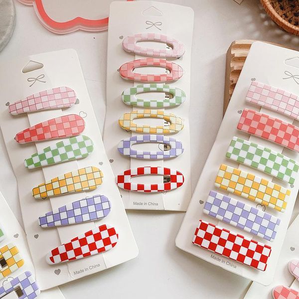 hair accessories 6 pcs/set print lattice hairpins geometric water droplet square clips oval children color bangs hairpin for girls, Slivery;white
hair accessories 6 pcs/set print lattice hairpins geometric water droplet square clips oval children color bangs hairpin for girls, Slivery;white