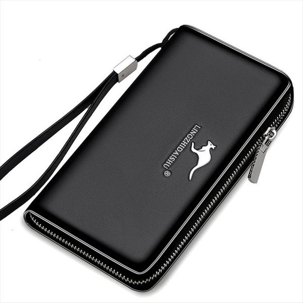 kangaroo brand wallets with coin pocket long zipper purse for men clutch bag business male wallet vintage large, Red;black
kangaroo brand wallets with coin pocket long zipper purse for men clutch bag business male wallet vintage large, Red;black