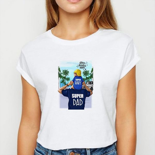 super mom baby dad young women t shirt spring summer harajuku oversize cool streetwear o neck, White
super mom baby dad young women t shirt spring summer harajuku oversize cool streetwear o neck, White