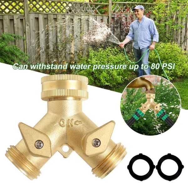 watering equipments brass 2-way garden tap female 3/4 y irrigation valve water splitter quick connector hose 1 set
watering equipments brass 2-way garden tap female 3/4 y irrigation valve water splitter quick connector hose 1 set