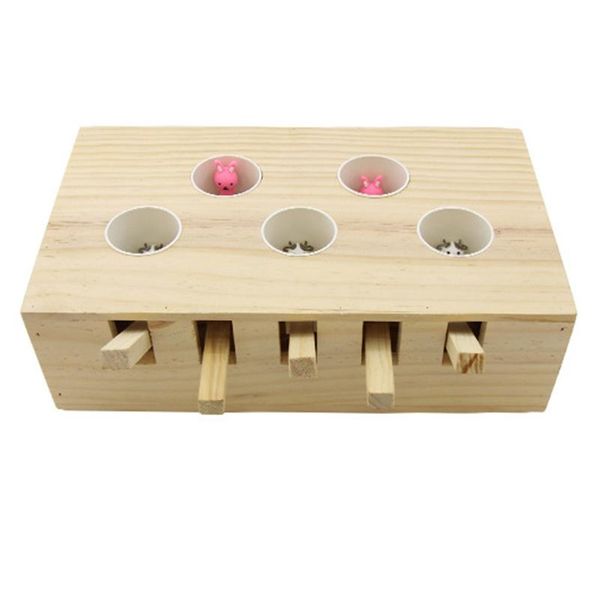 cat toys pet indoor solid wooden hunting toy interactive 5-holed chase mouse hit scratch cats play funny t
cat toys pet indoor solid wooden hunting toy interactive 5-holed chase mouse hit scratch cats play funny t