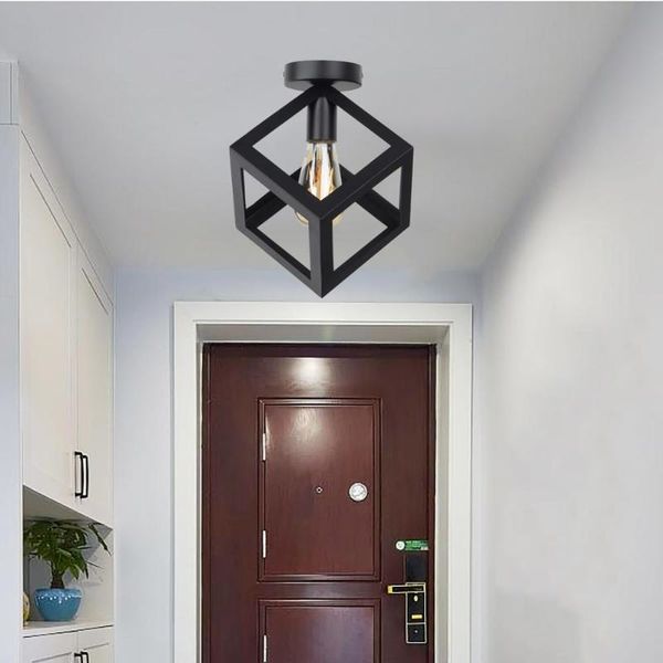 vintage loft black iron cage led ceiling lamp nordic metal light for kitchen bedroom balcony asile bar e27 fixture lights
vintage loft black iron cage led ceiling lamp nordic metal light for kitchen bedroom balcony asile bar e27 fixture lights